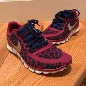 Nike Raspberry Leopard Sneakers